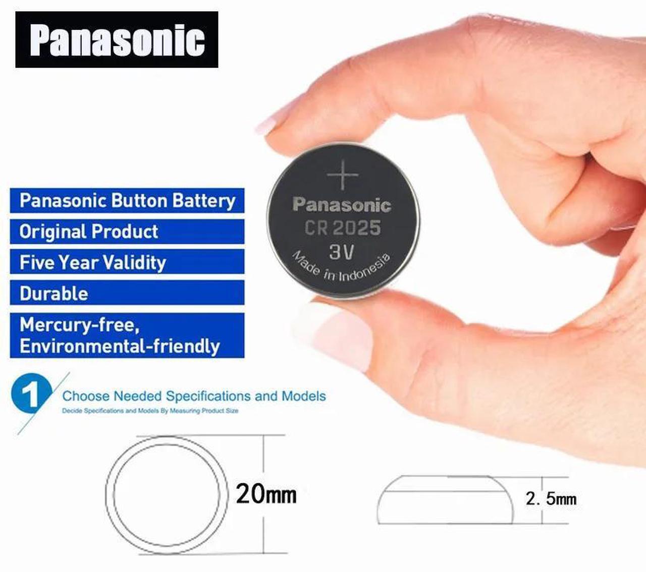 Alt view image 2 of 4 - cr2025 Button Cell Batteries 10PCS/LOT cr 2025 3V Lithium Coin Battery For Watch Calculator Weight Scale