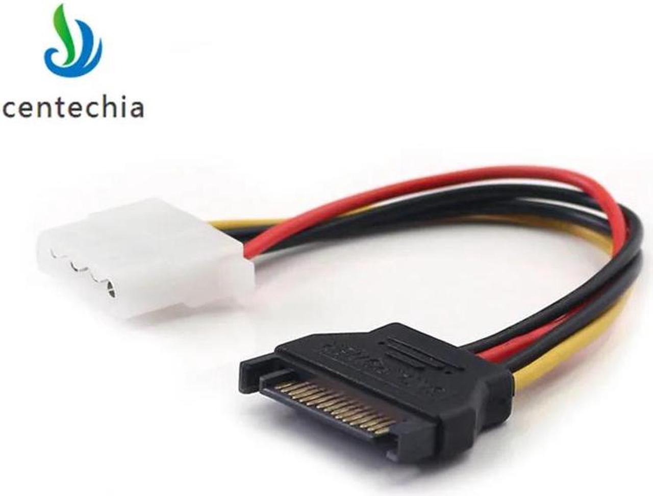 Main image of 1pcs Serial ATA SATA 4 Pin IDE to 15 Pin HDD Power Adapter Cable Hard Drive Adapter Male to Female Cable  Shipping