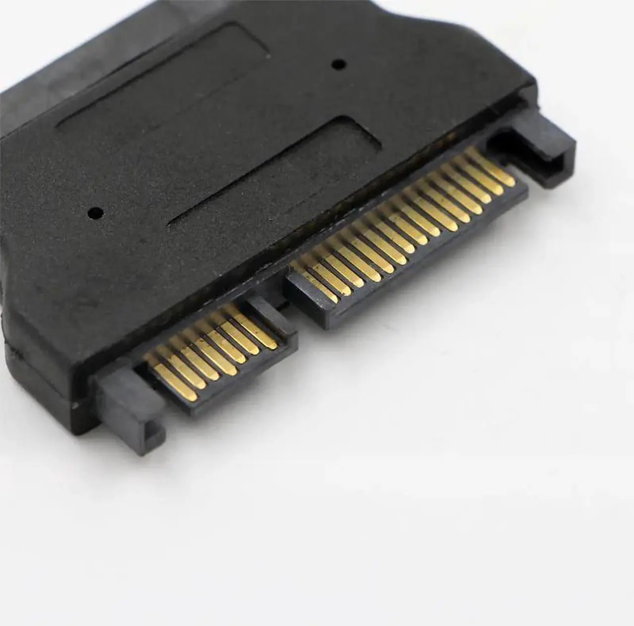 Alt view image 6 of 6 - SATA 22 pin Female to 1.8" IN Micro SATA 16 pin Male 3.3V Adapter convertor for Hard Disk Drive SSD