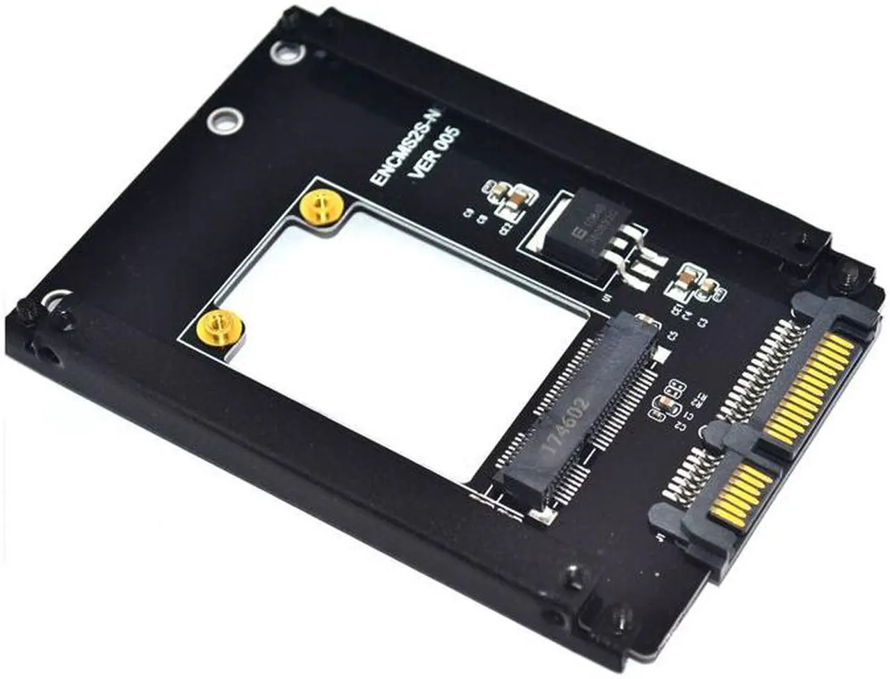 Alt view image 2 of 6 - mSATA to SATA Adapter Mini PCIe mSATA SSD to 2.5" SATA3 Drive Converter Card Adaptor Support Full High mSATA SSD for Computer PC