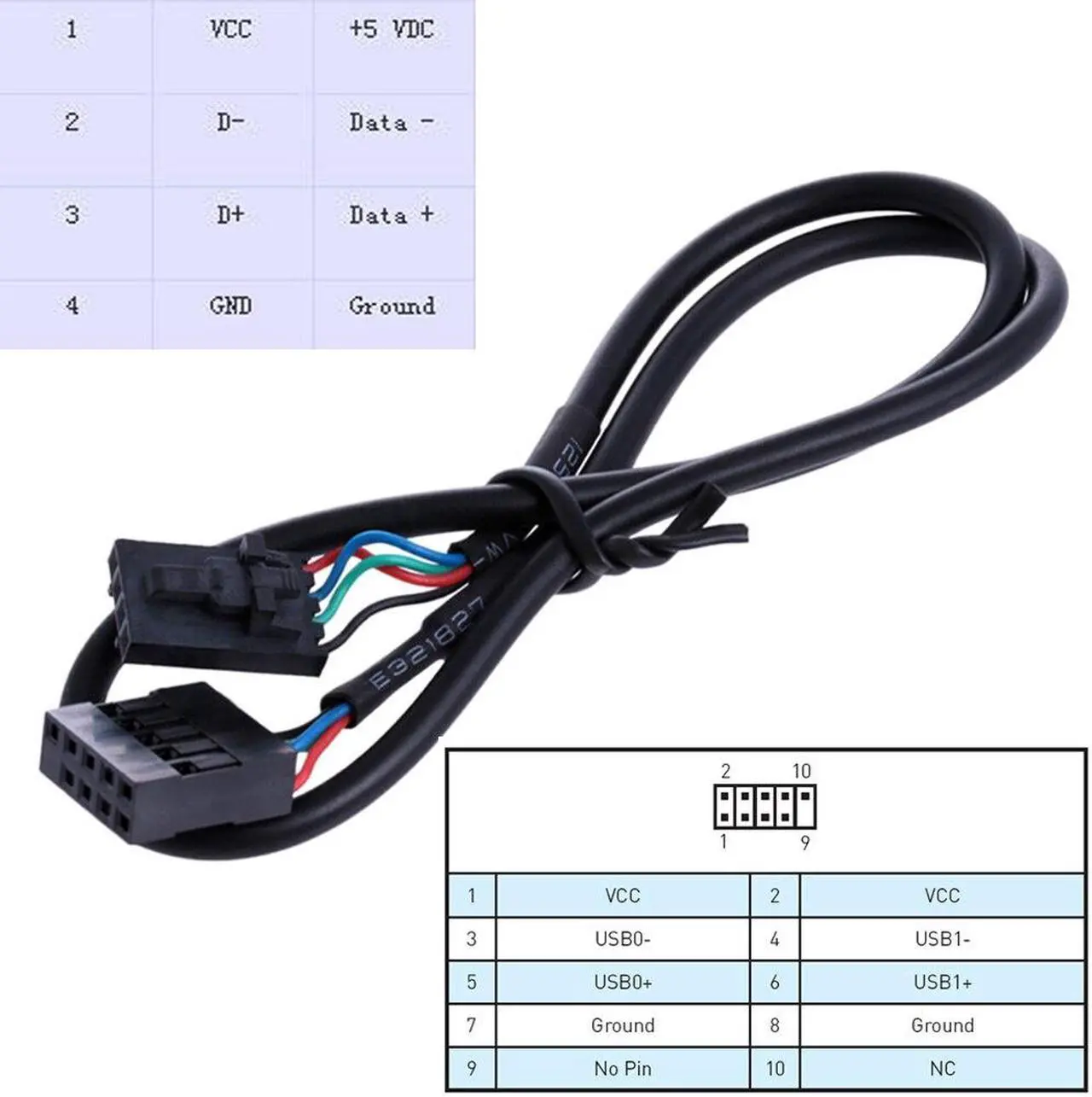Alt view image 4 of 5 - Mini PCI-E PCI Express Wireless to USB Riser SIM Card Slot WWAN LTE Module Adapter Converter Card 9Pin USB Cable PC Components