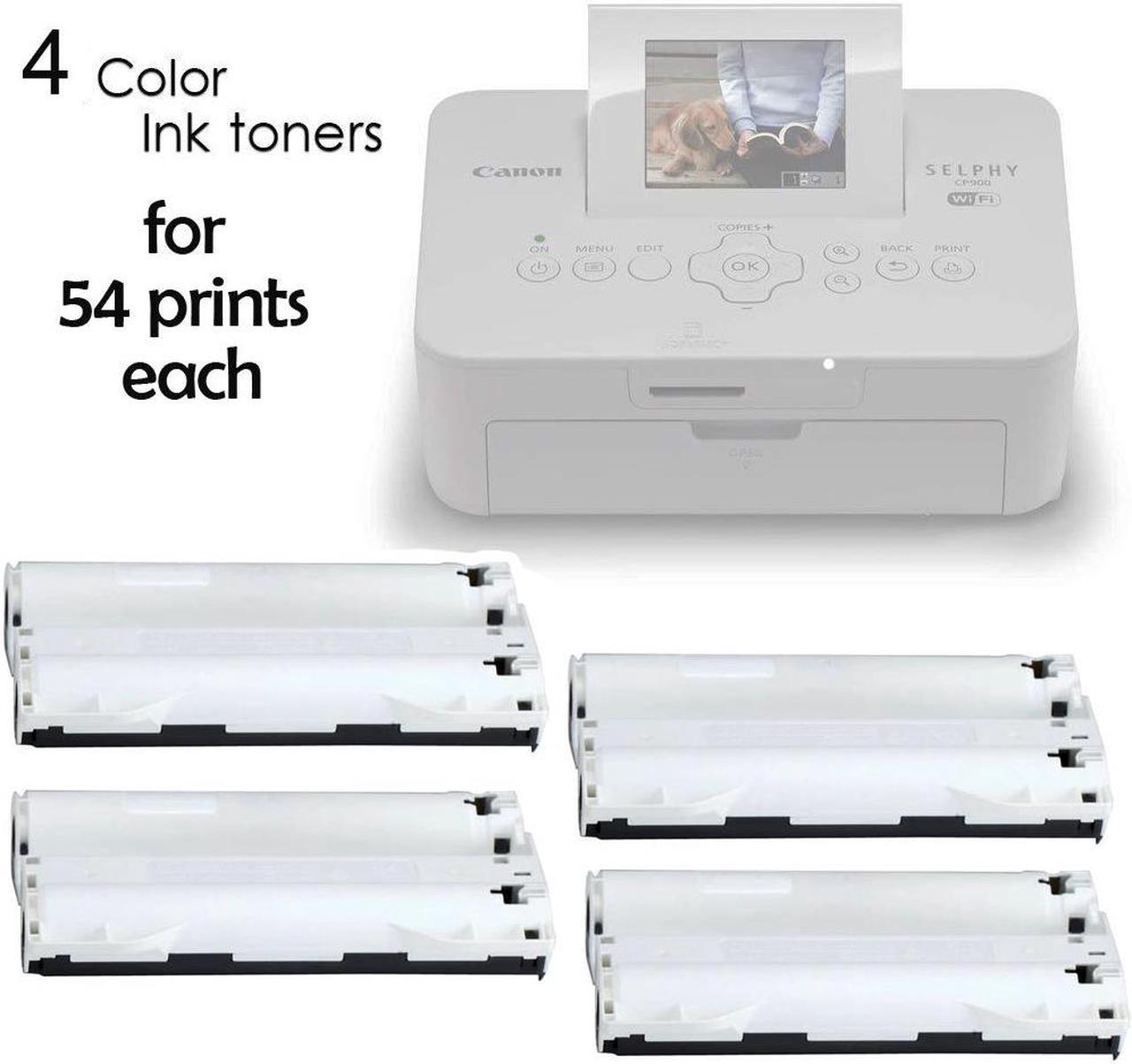 Alt view image 3 of 9 - Canon RP-108 High-Capacity Color Ink/Paper Set includes 216 Ink Paper Sheets + 4 Ink Toners for SELPHY CP1300, CP1200, CP1000, CP910 & CP820 Printers + HeroFiber Ultra Gentle Cleaning Cloth