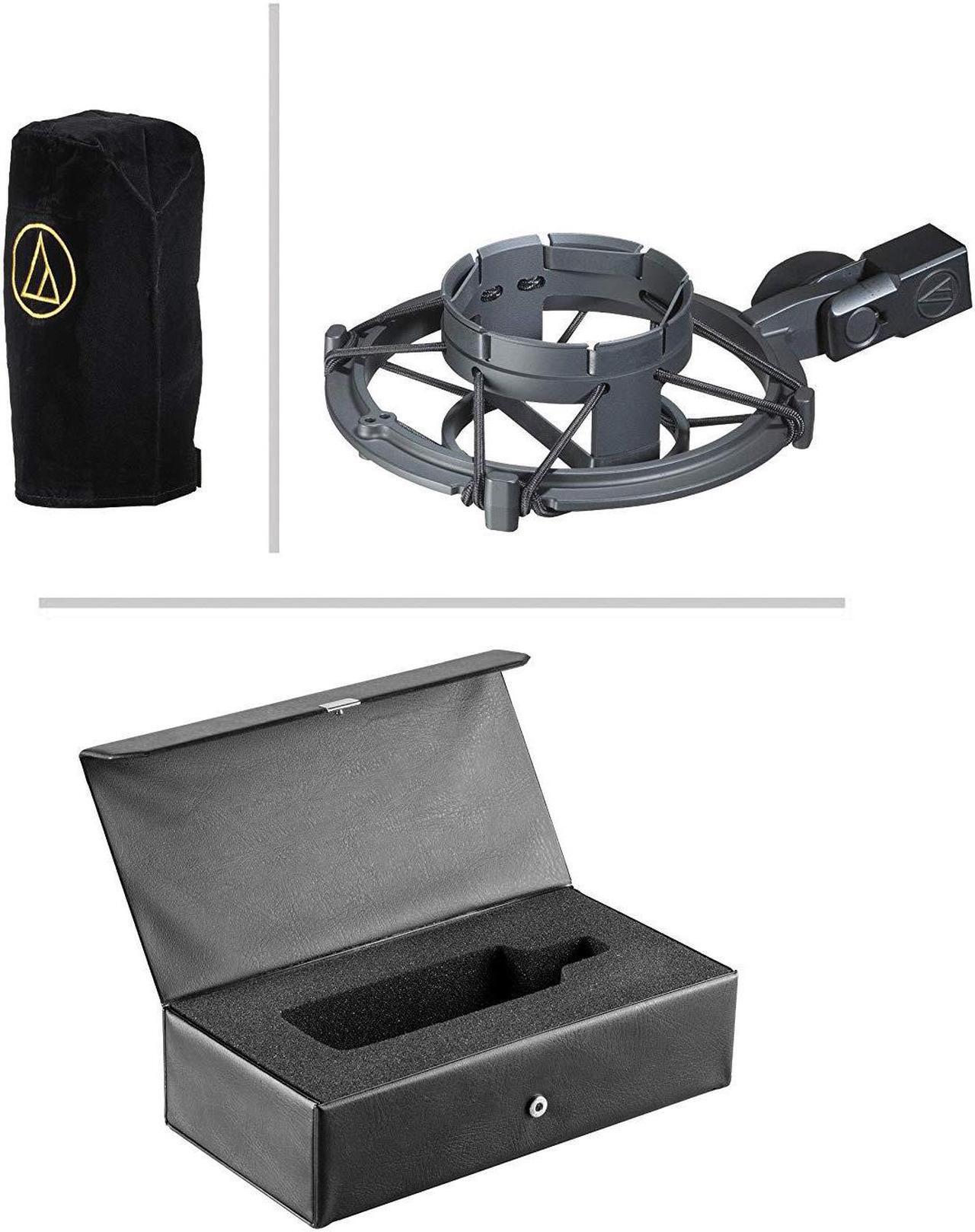 Alt view image 16 of 20 - Audio Technica AT4040 Cardioid Condenser Microphone Mic w/ Shock Mount NEW