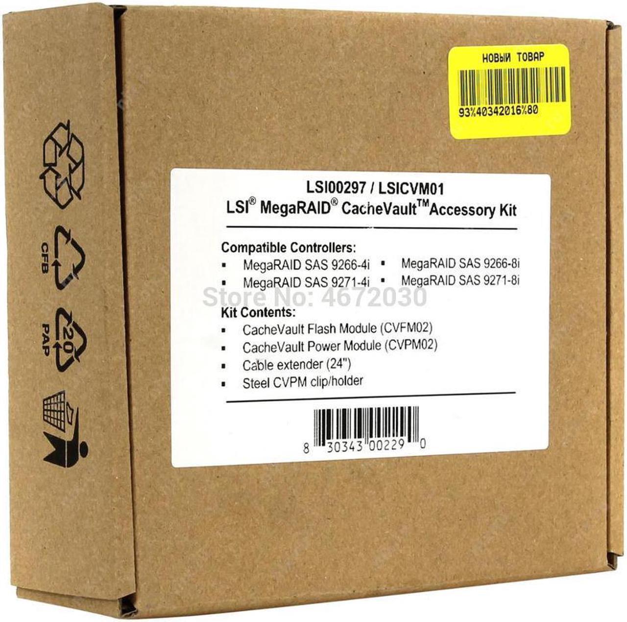 Alt view image 5 of 6 - Broadcom Avago LSI MegaRAID SAS LSICVM01 LSI00297 Flash based backup module for 9271-8I 9271-4I 9266-4i and 9266-8i