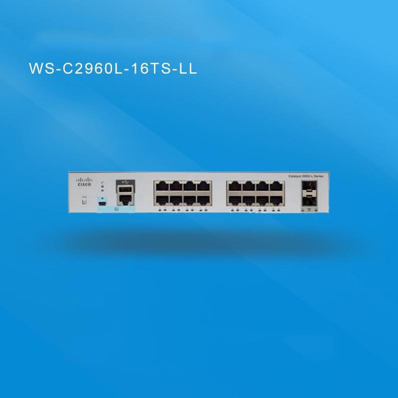 WS-C2960L-16TS-LL 16-port Gigabit switch warranty one year