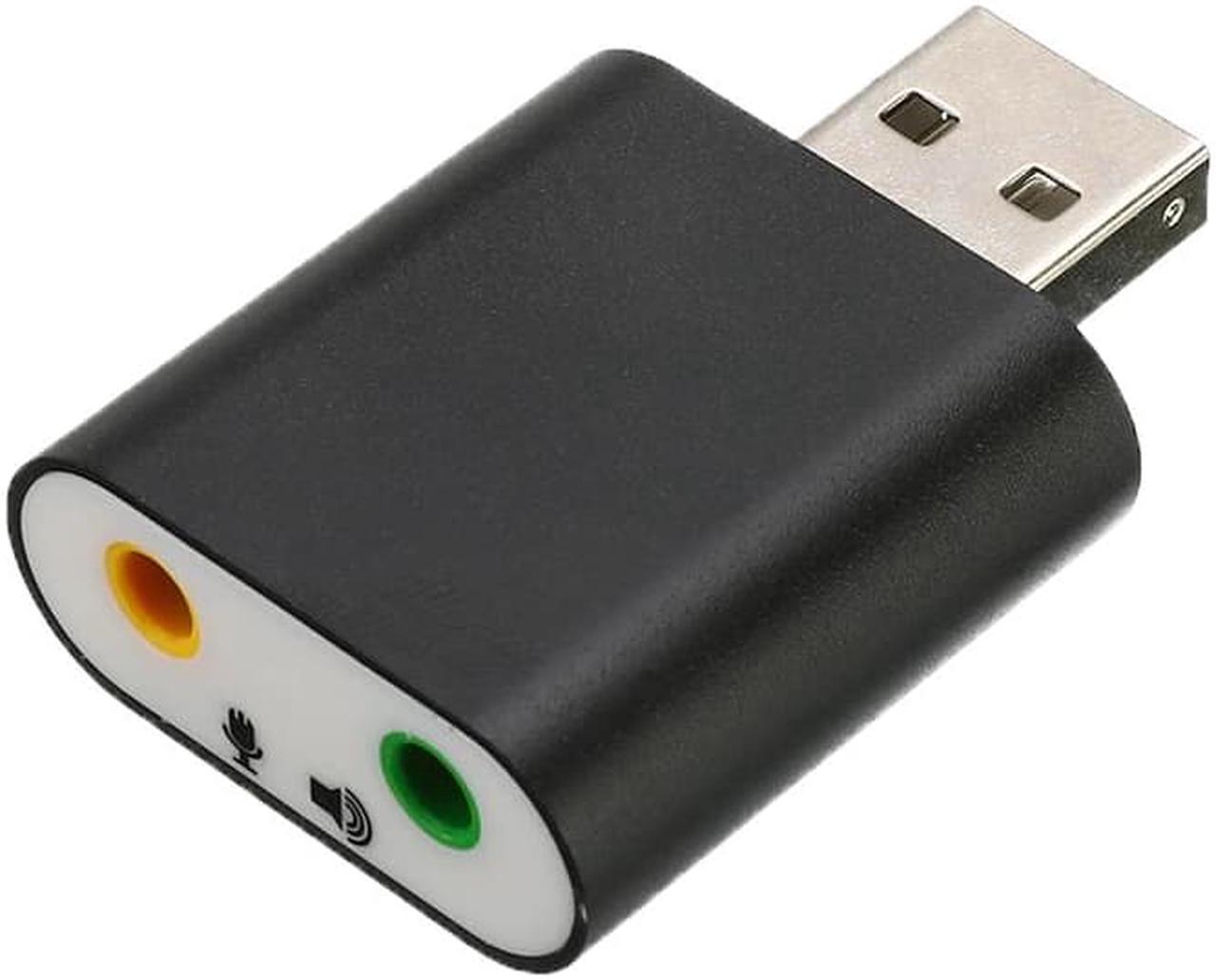 Alt view image 3 of 5 - 1pcs Audio Sound Card Adpater Mini External USB 2.0 7.1 CH Virtual Audio Sound Card Adapter Converter for Notebook PC