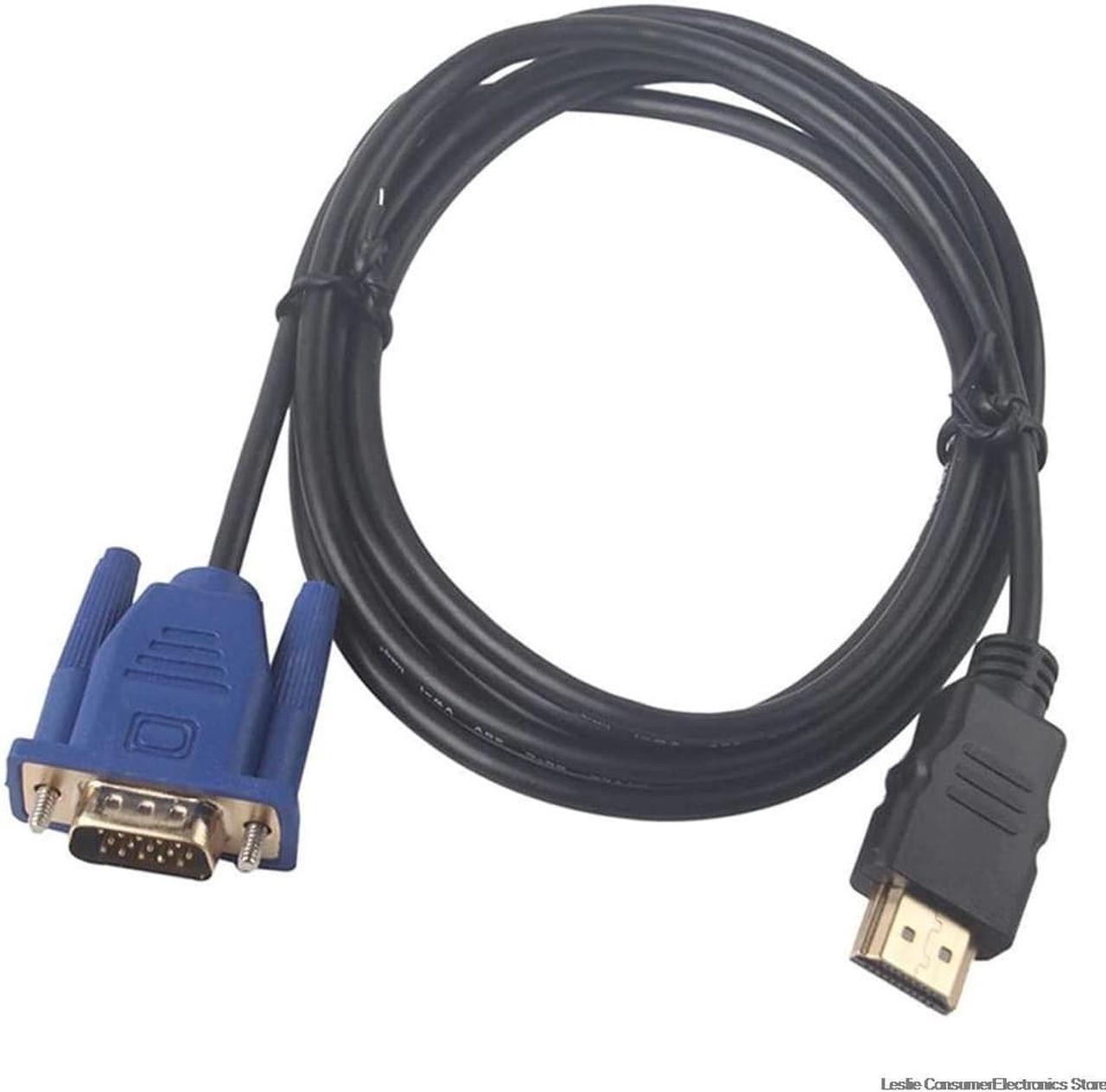 1 M HDMI Cable HDMI To VGA 1080P HD With Audio Adapter Cable HDMI TO VGA Cable HDMI VGA Adapter dropshipping