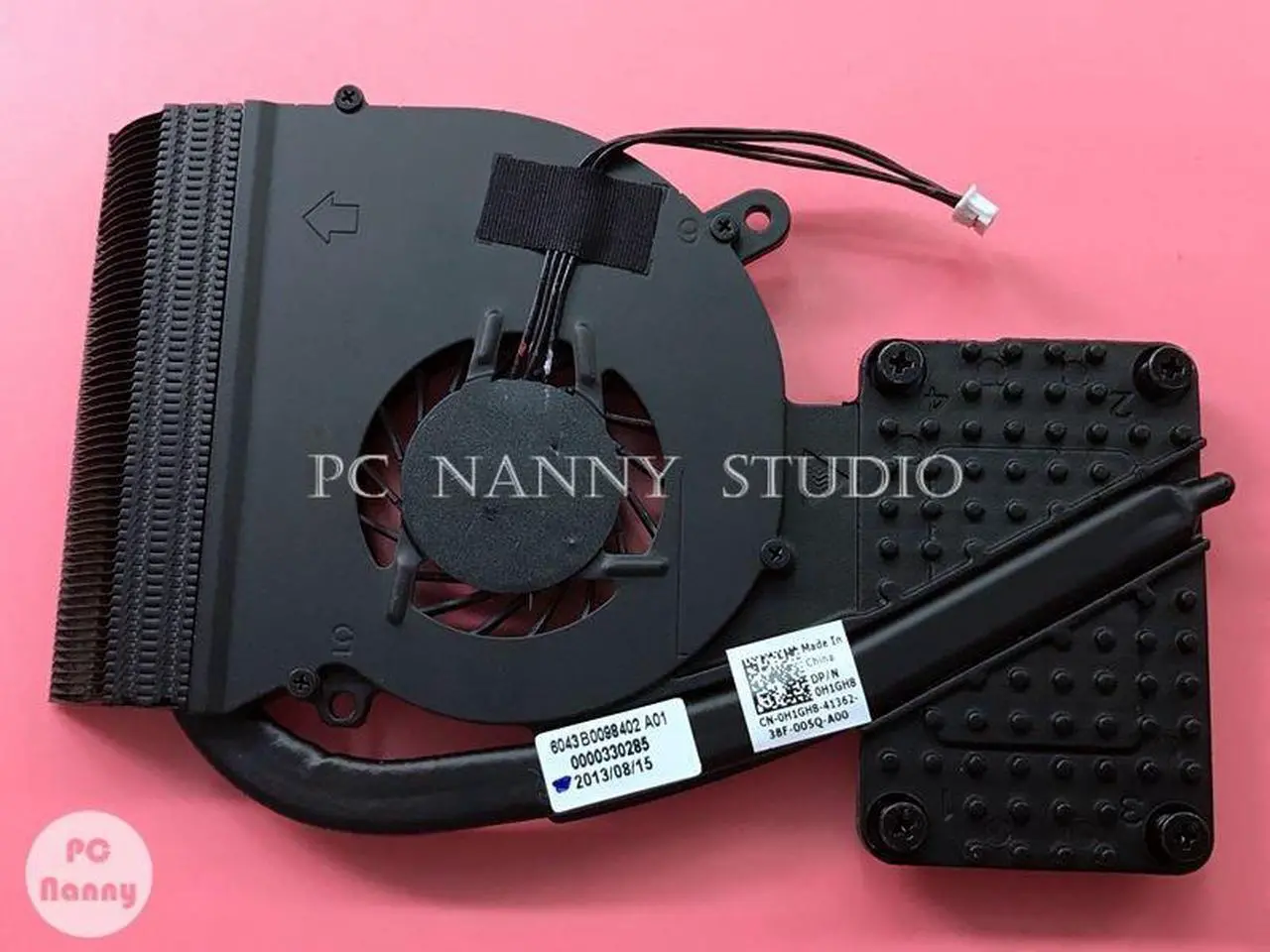 Main image of 0H1GH8 H1GH8 for Dell Lattitude XT3 Cpu Cooling fan Heatsink Assembly Radiator Cooler 6043B0098402 DFS400805L10T