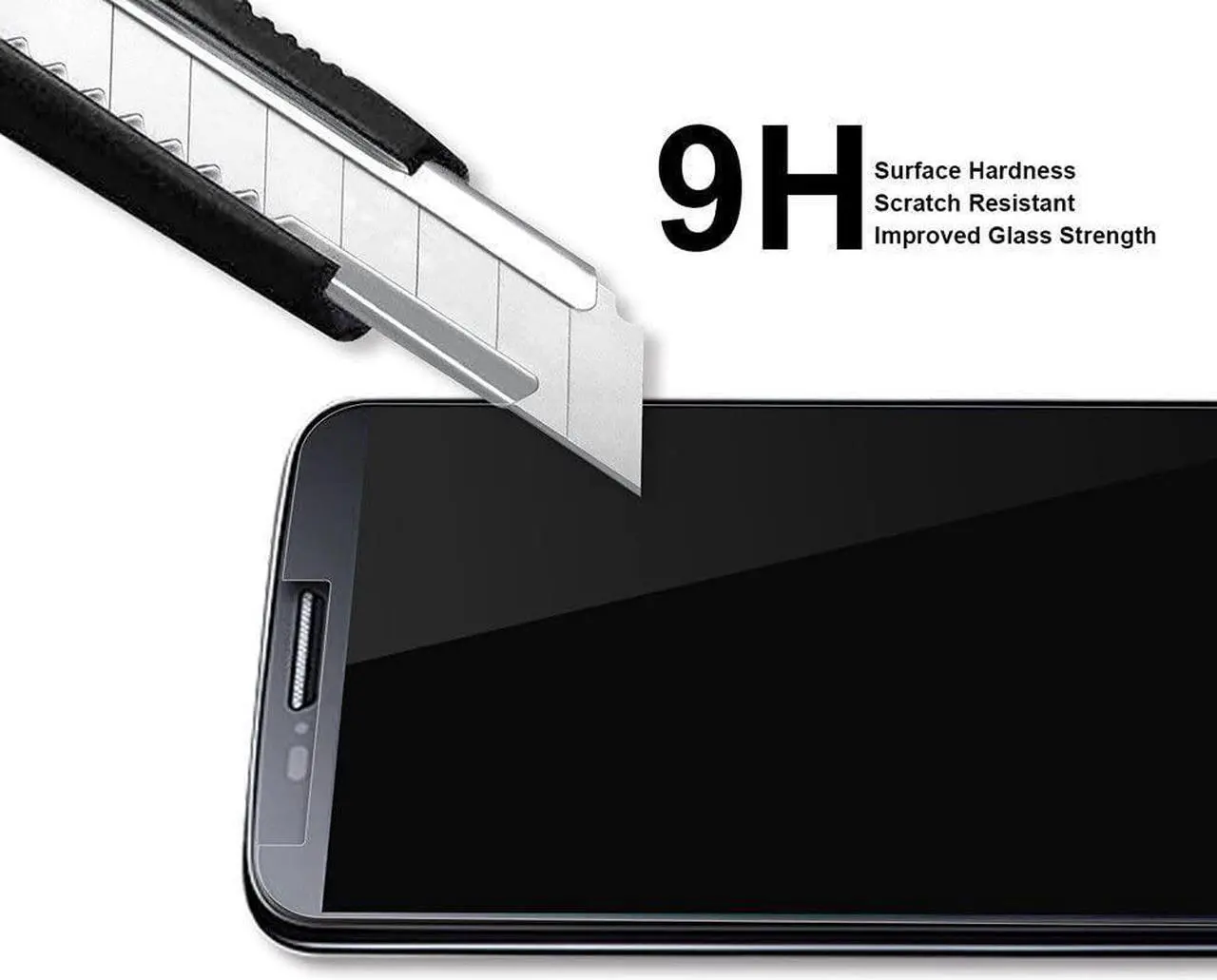 Alt view image 4 of 4 - Supershieldz (2 Pack) Designed for Huawei Mate 9 Tempered Glass Screen Protector Anti Scratch, Bubble Free, Welcome to consult