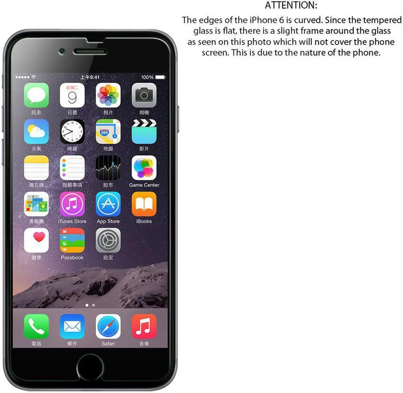 Alt view image 2 of 7 - LUVVITT iPhone 6/6s Tempered Glass Screen Protector for iPhone 6/6s Fits Both Apple iPhone 6 (2014) and New iPhone 6S (2015) - Crystal Clear