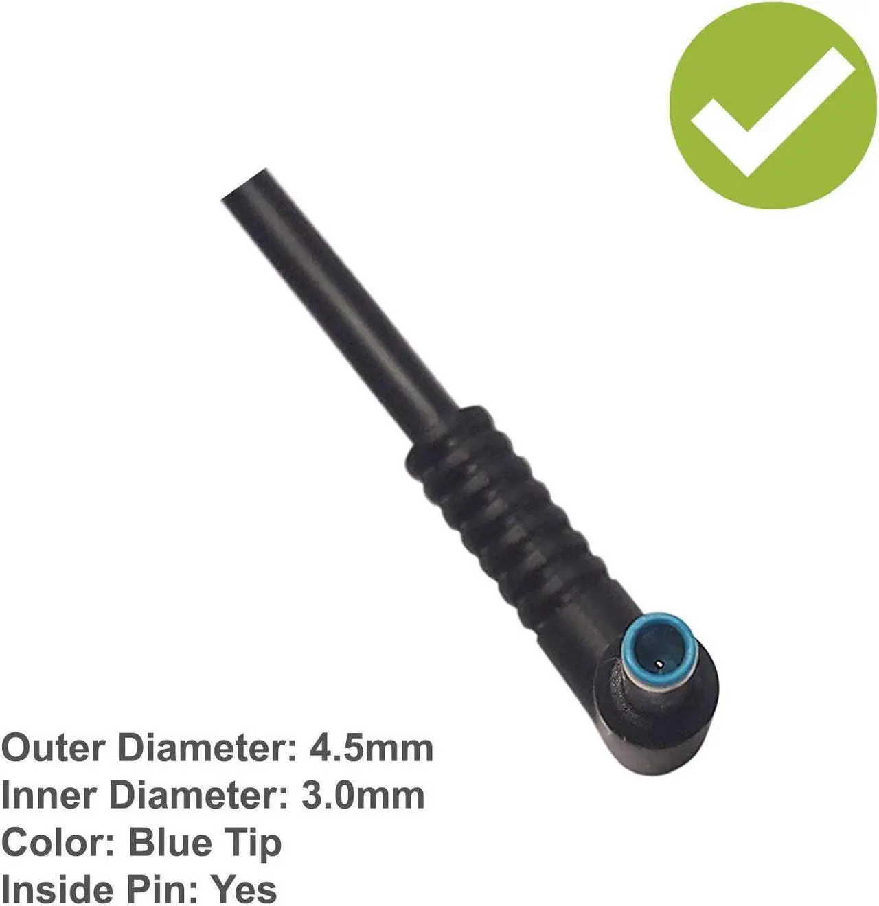 Alt view image 4 of 5 - Laptop Charger for 19.5V 2.31A HP Blue Tip 741727-001 853490-001 742436-001 854116-850 719309-001 A045R07DH 721092-001 740015-001 15-AF131DX 15-AY041WM Adapter Power Supply