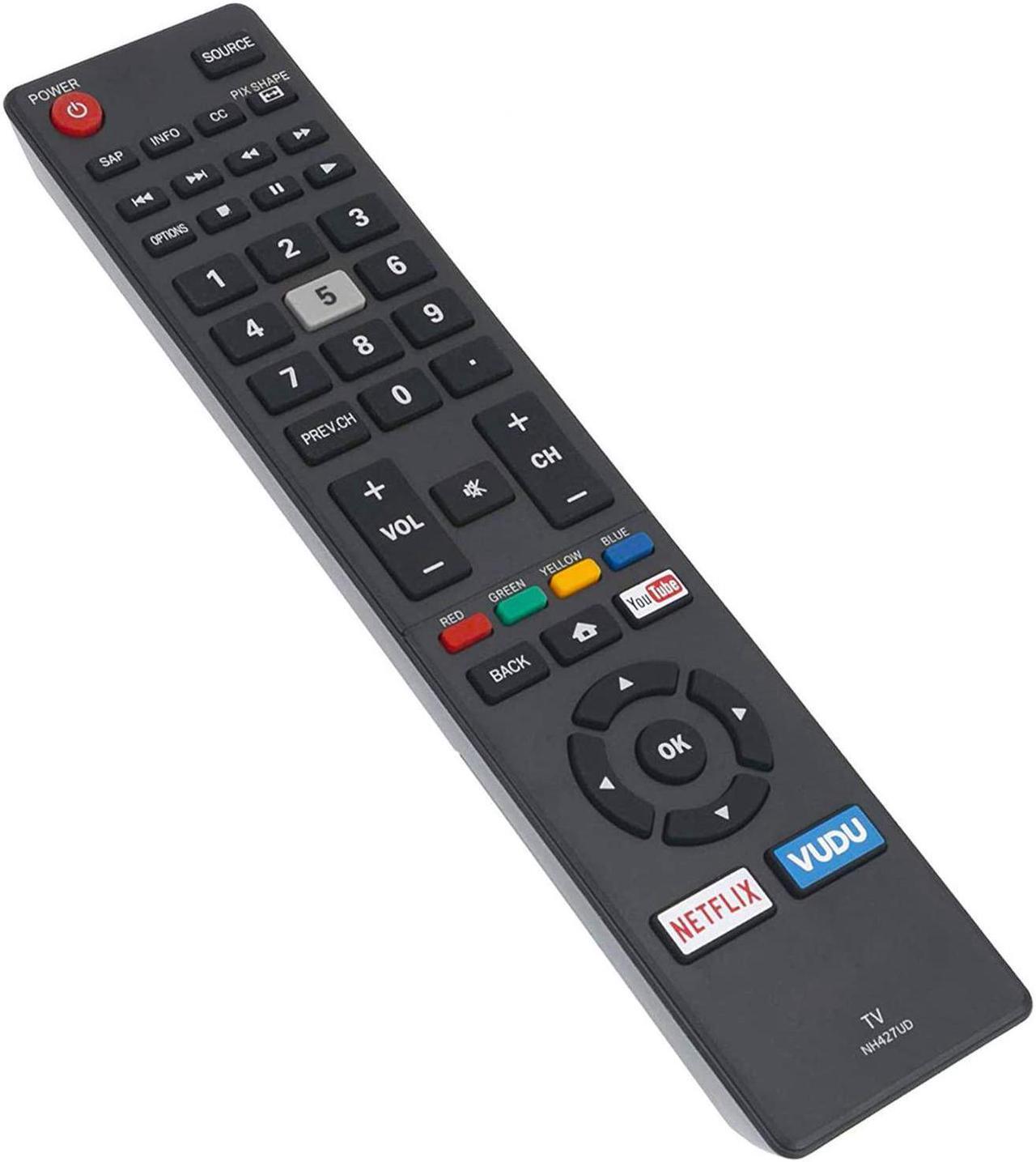 Alt view image 2 of 3 - New NH427UD Remote Control Compatible with Sanyo LED LCD TV FW50C36F FW50C36F-B FW50C36FB FW65C78F FW55C78F FW50C78F FW55C87F FW50C87F FW55C46F FW43C46F FW55C46F-B FW55C46FB FW43C46F-B FW43C46FB