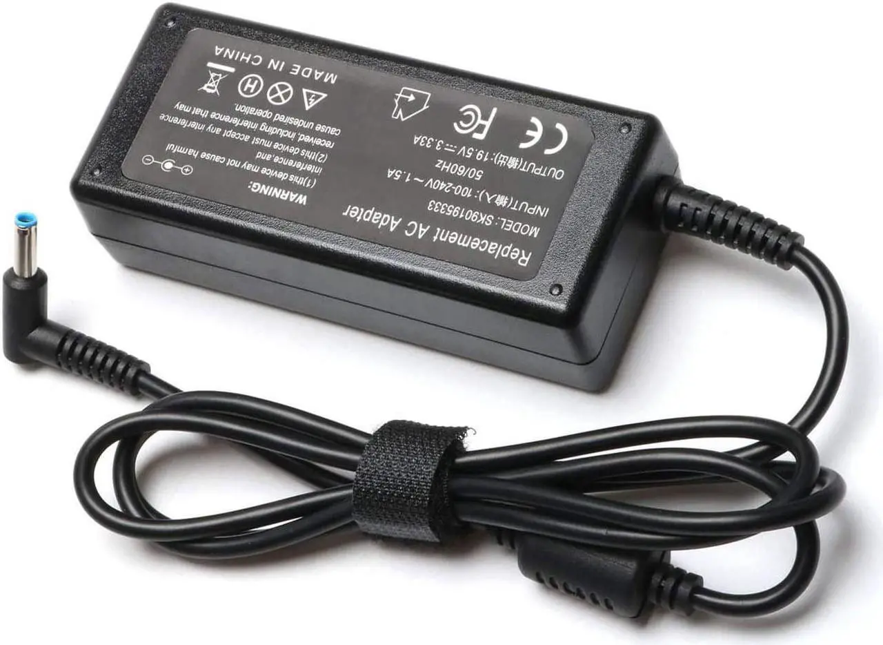 Alt view image 7 of 7 - 19.5V 3.33A AC Adapter Charger for HP Elitebook 850-G3 840-G3 820-G3 745-G3 725-G3 755-G3 840-G4 820-G4 850-G4 Probook 640 650 G2 430 440 450 G3 G4 HP 15-F009WM 15-F023WM Power Supply Cord