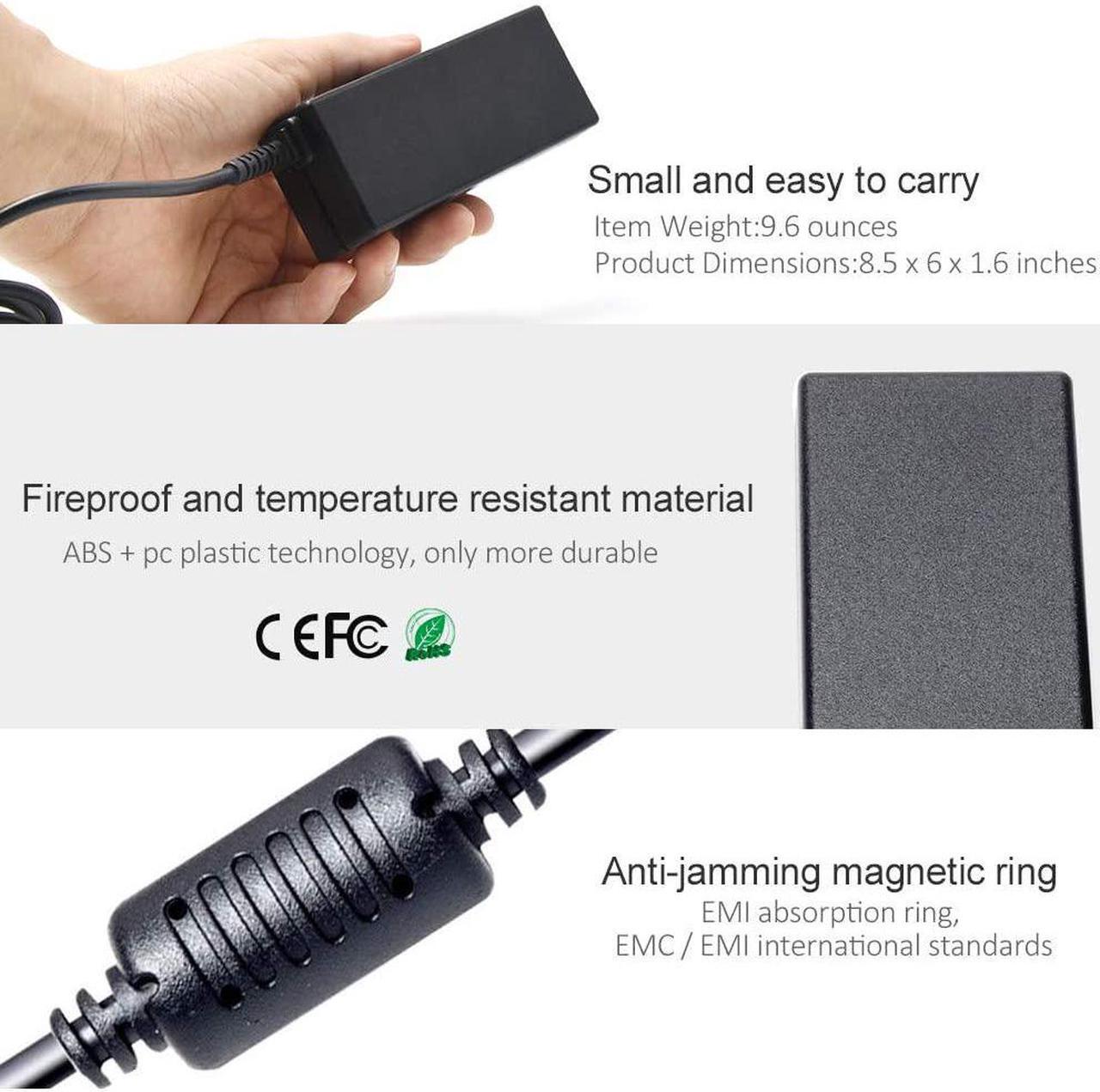 Alt view image 5 of 7 - 65W AC Laptop Adapter Supply Cord Charger for HP ProBook 640 G2 650 G2 430 G3 440 G3 450 G3 455 G3 470 G3 HP 15-F009WM 15-F023WM 15-F039WM 15-F059W Notebook
