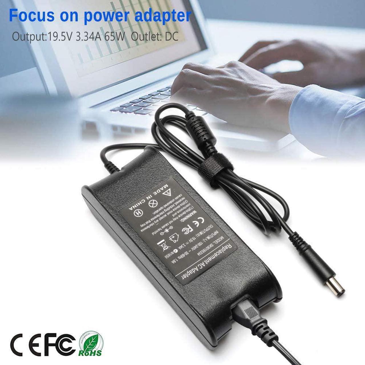 Alt view image 2 of 7 - New N4010 N7010 65W AC Adapter Laptop Charger for Dell inspiron N4110 N5110 N5010 N7110 14 3421 5421 14R 5437 5421 15 3521 3537 3531 15R 5521 5537 17 3721 5748 17R 5737 5721 Power Supply Cord