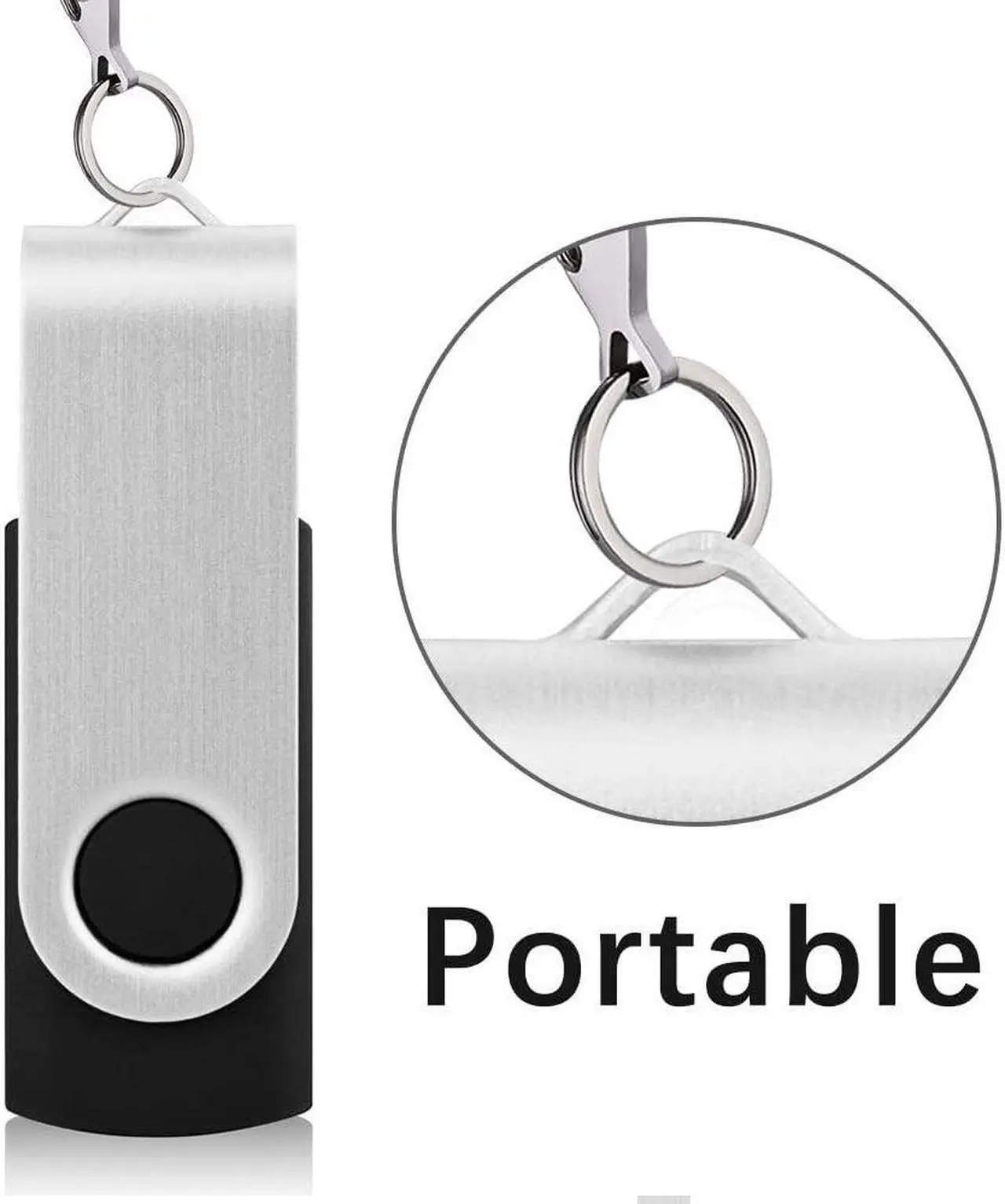 Alt view image 4 of 7 - 16GB Flash Drive 10 Pack USB Flash Drive 16 gb Thumb Drive Memory Stick Zip Drive USB 2.0 5 Colors (Black Blue Green White Red)
