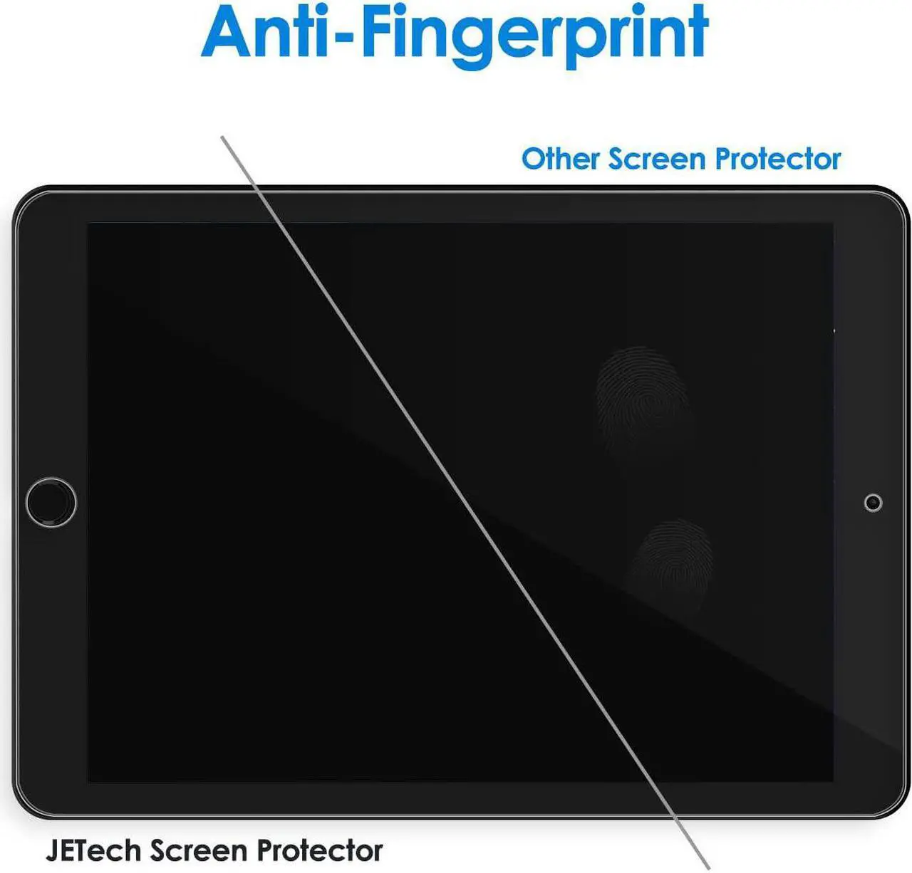 Alt view image 6 of 6 - Screen Protector for iPad (9.7-Inch 2018/2017 Model 6th/5th Generation) iPad Air 1 iPad Air 2 iPad Pro 9.7-Inch Tempered Glass Film 2-Pack