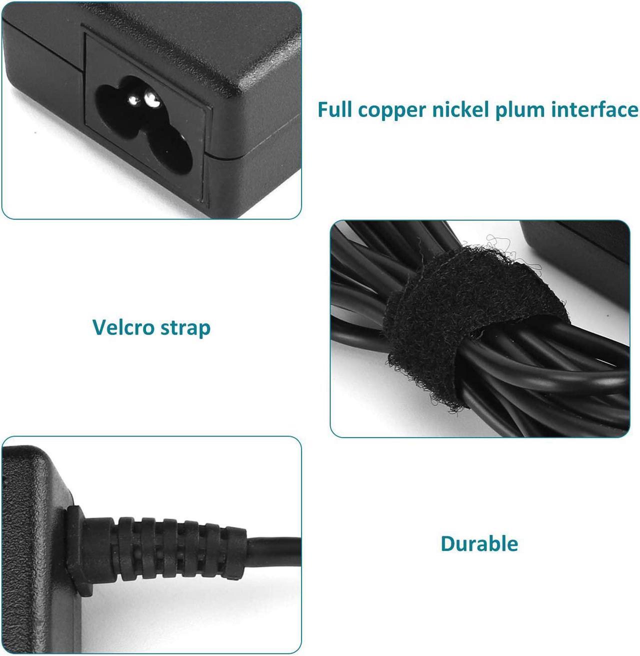Alt view image 4 of 4 - 65W AC Adapter Charger Compatible with Acer Aspire E5 15 Aspire 5742 Aspire 5532 5349 5534 Laptop by VEONES