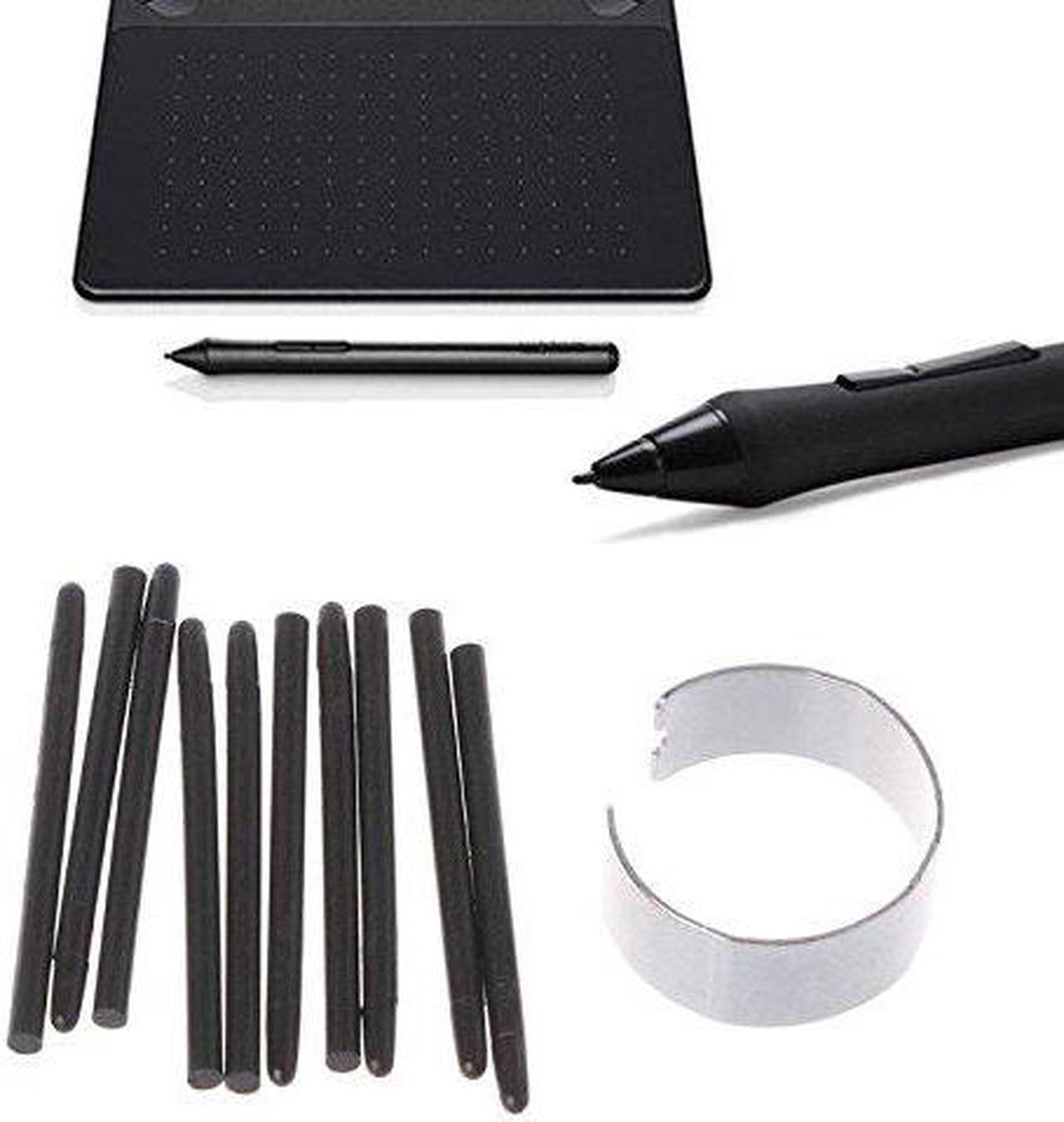 Alt view image 2 of 5 - 10 pcs Replacement Pen Nibs for Wacom Bamboo CTE MTE CTL CTH CTH Intuos 3/4 - w/Removal Ring