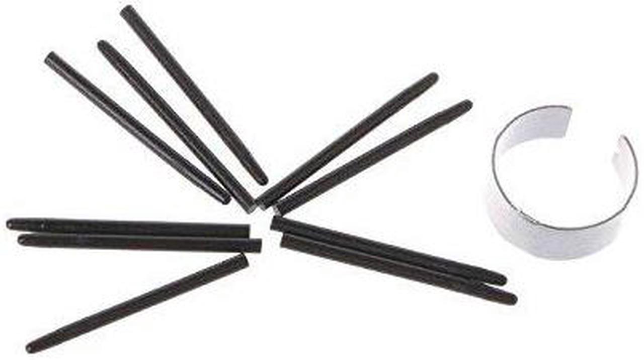 Alt view image 5 of 5 - 10 pcs Replacement Pen Nibs for Wacom Bamboo CTE MTE CTL CTH CTH Intuos 3/4 - w/Removal Ring