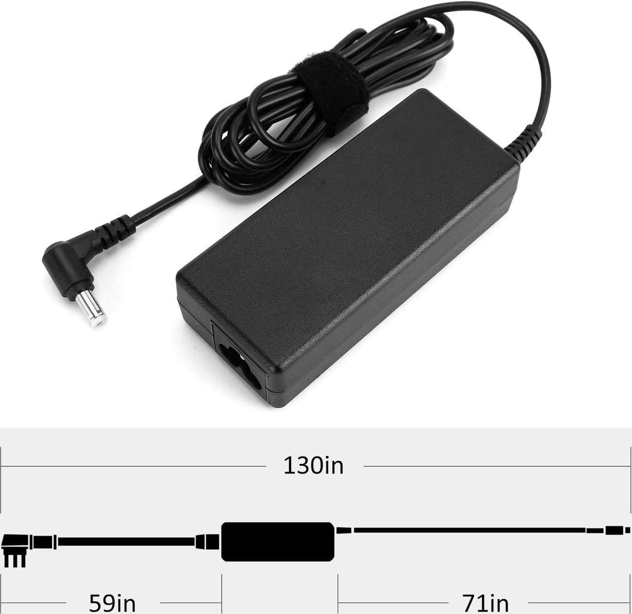 Alt view image 3 of 4 - 65W AC Adapter Charger Compatible with Acer Aspire E5 15 Aspire 5742 Aspire 5532 5349 5534 Laptop by VEONES