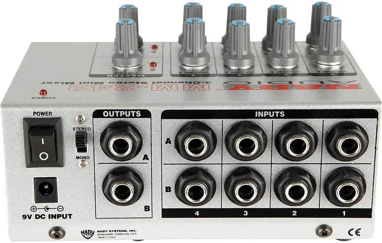 Alt view image 15 of 16 - Nady MM-242 4-Channel Mini Mixer