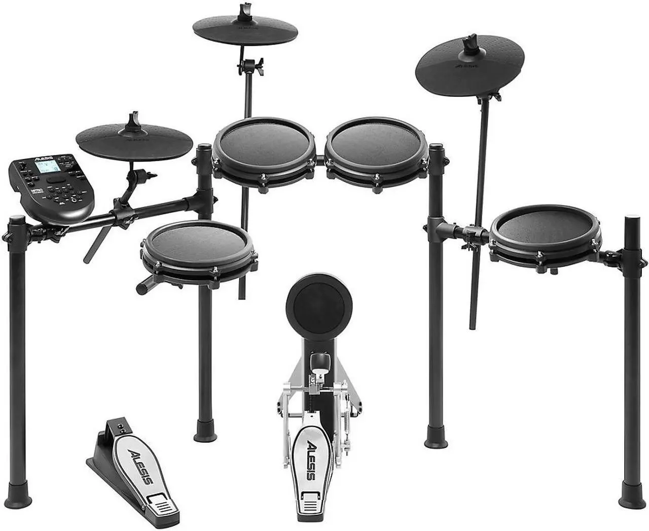 Alt view image 7 of 20 - Alesis Nitro Mesh 8-Piece Electronic Drum Set