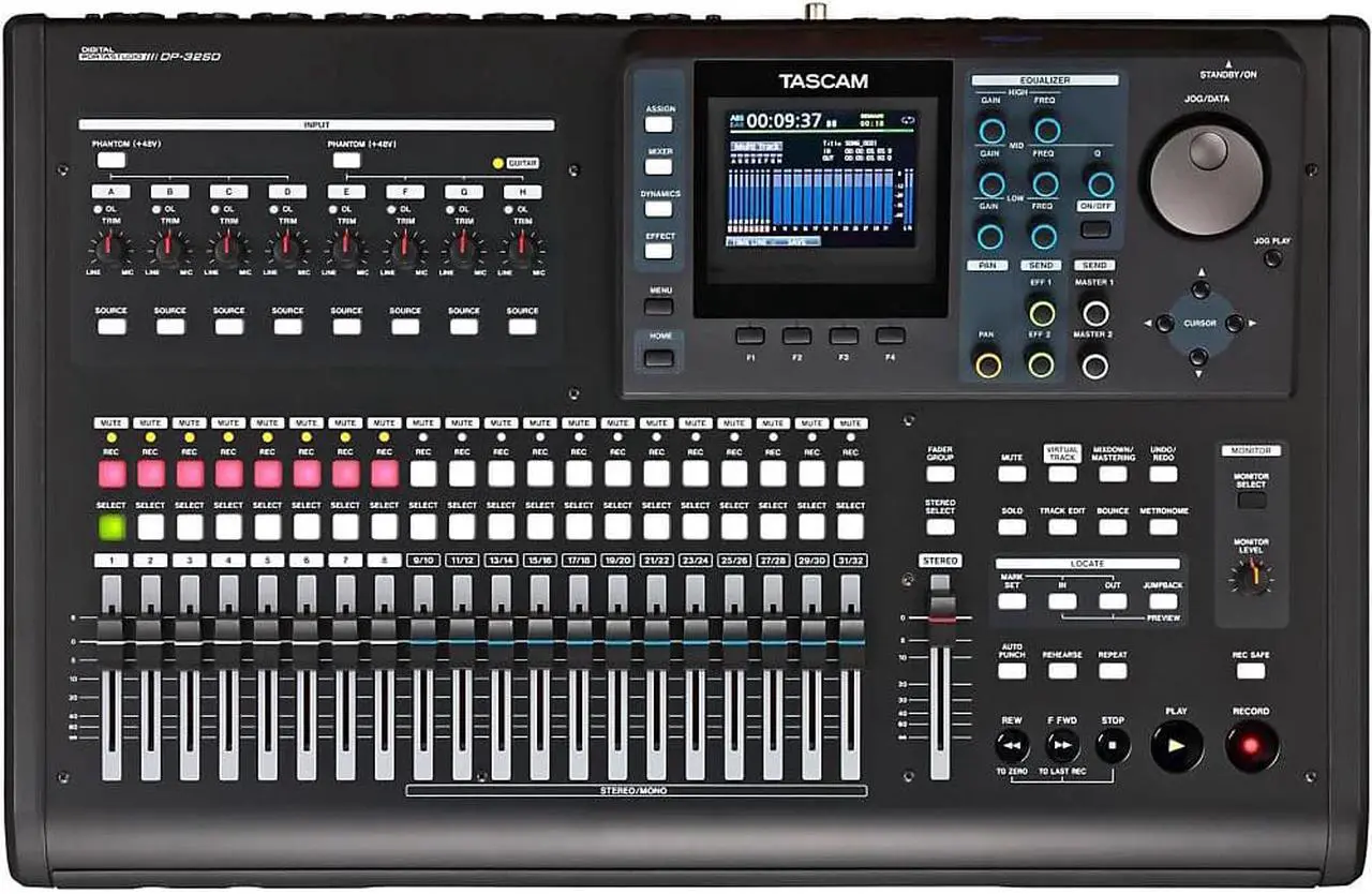 Alt view image 17 of 20 - Tascam DP-32SD 32-Track Digital Portastudio