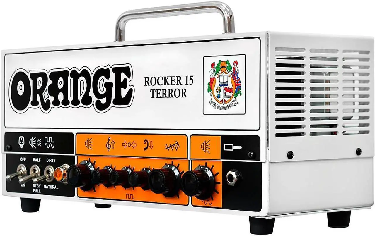 Alt view image 3 of 6 - Orange Amplifiers Rocker 15 Terror 15W Tube Guitar Amp Head White