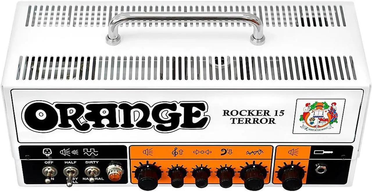 Alt view image 4 of 6 - Orange Amplifiers Rocker 15 Terror 15W Tube Guitar Amp Head White