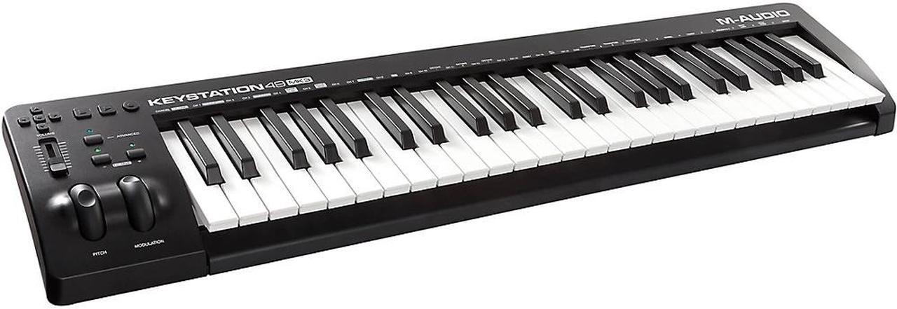 Alt view image 3 of 7 - M-Audio Keystation 49 MK3 MIDI Controller