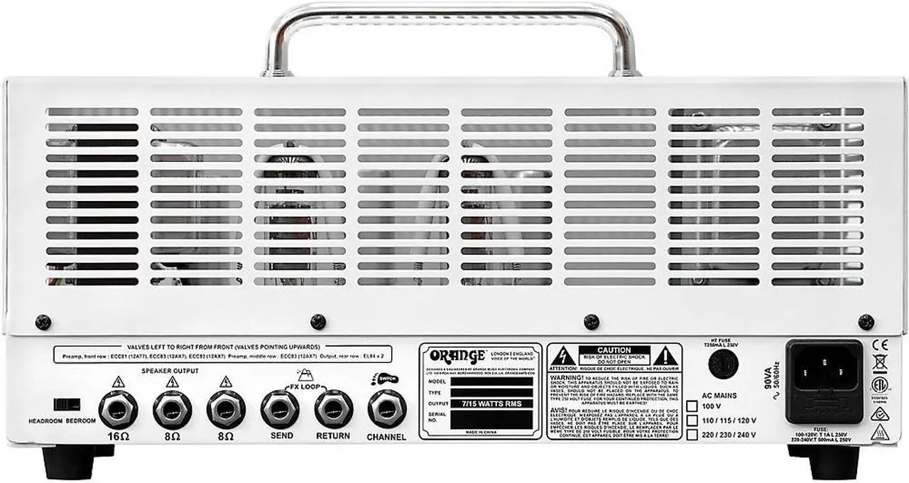 Alt view image 2 of 6 - Orange Amplifiers Rocker 15 Terror 15W Tube Guitar Amp Head White
