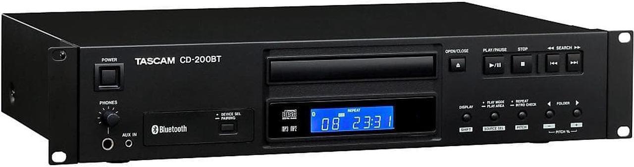 Alt view image 10 of 15 - TASCAM CD-200BT Professional 2U Rackmountable CD Player & Bluetooth Receiver