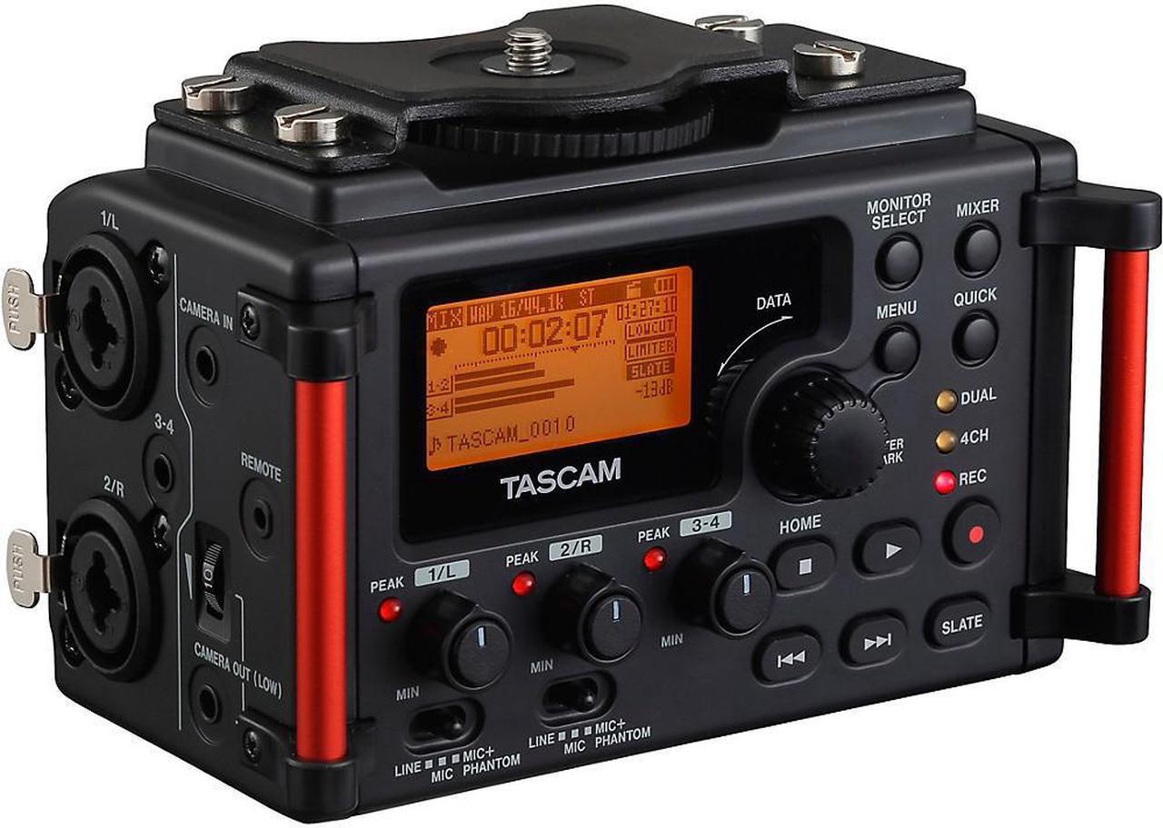 Alt view image 7 of 20 - Tascam DR-60D MKII Portable Recorder for DSLR #DR-60DMKII