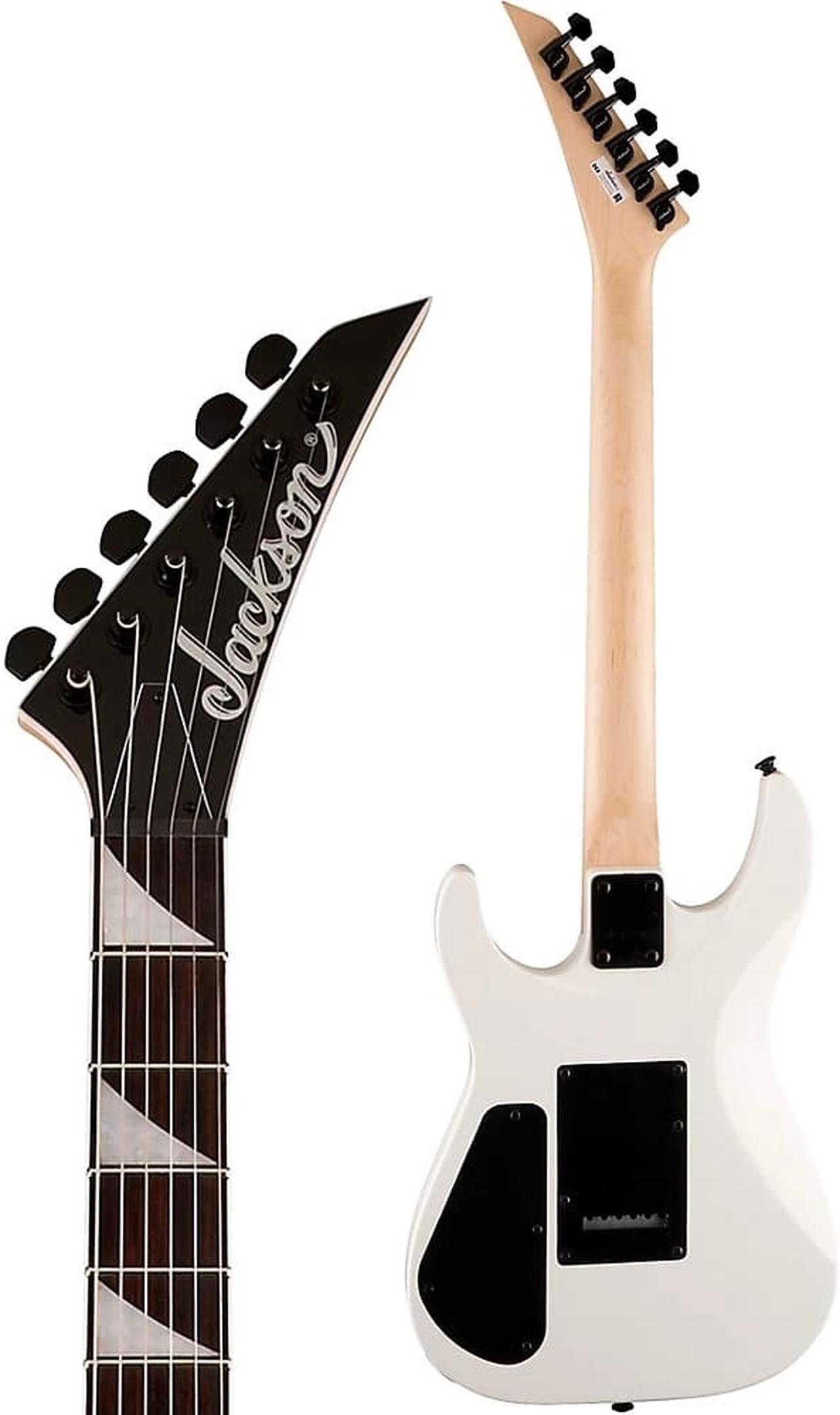 Alt view image 4 of 13 - Jackson Dinky JS22 DKA Arch Top Natural Electric Guitar Snow White