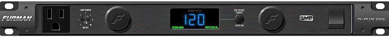 Alt view image 10 of 14 - Furman PL-Plus DMC 15-Amp Power Conditioner w/ Voltmeter & Ammeter