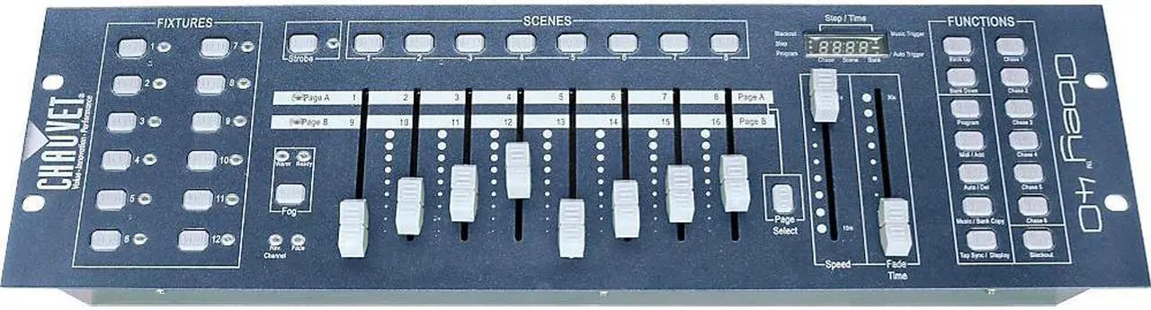 Alt view image 11 of 14 - CHAUVET DJ Obey 40 DMX Lighting Controller