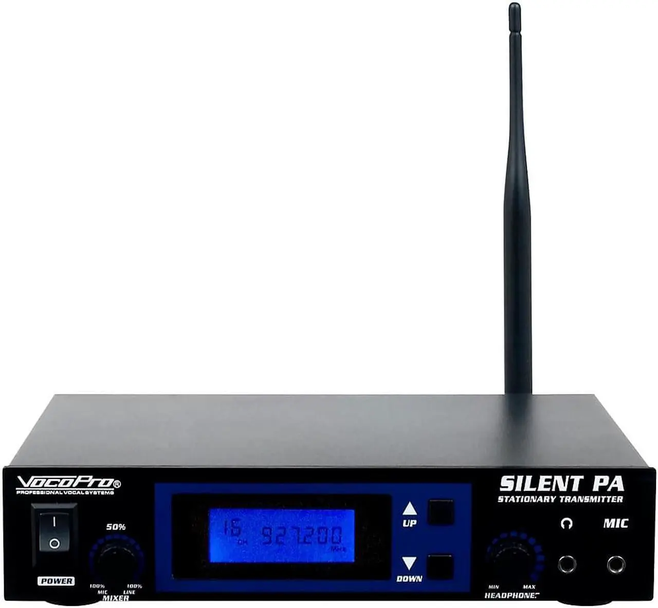 Alt view image 3 of 14 - VocoPro SilentPA-PRACTICE 16CH UHF Wireless Audio Broadcast System (Stationary Transmitter with four bodypack receivers)