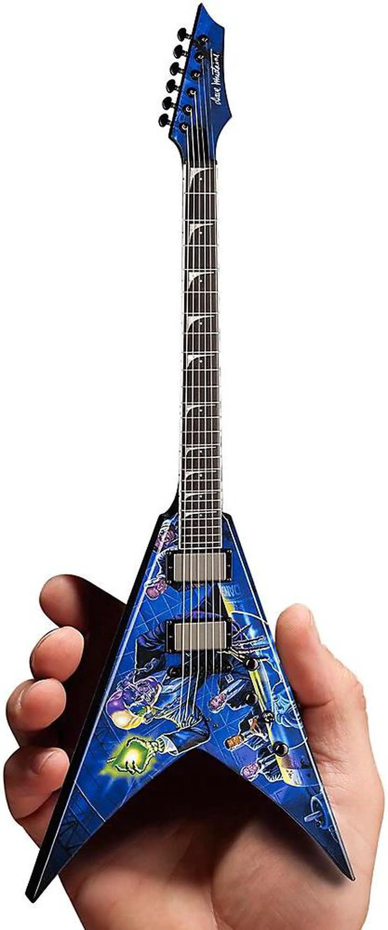 Main image of Iconic Concepts Megadeth Rust In Peace Licensed Mini Guitar Replica