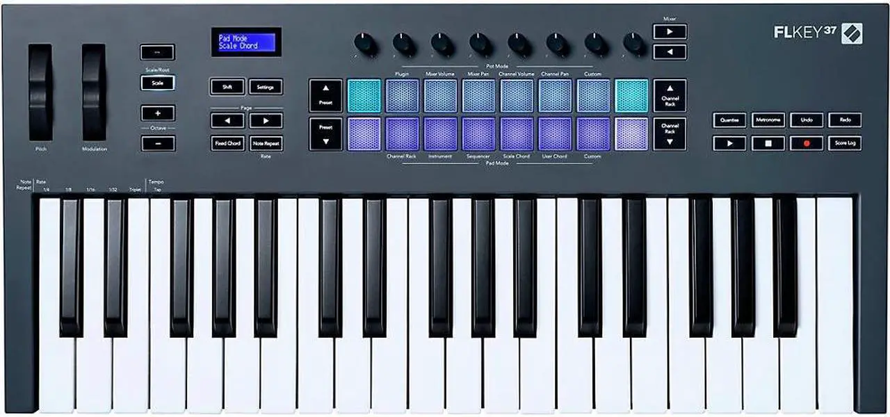 Alt view image 9 of 15 - Novation FLkey 37 USB MIDI Keyboard Controller for FL Studio (37-Key)