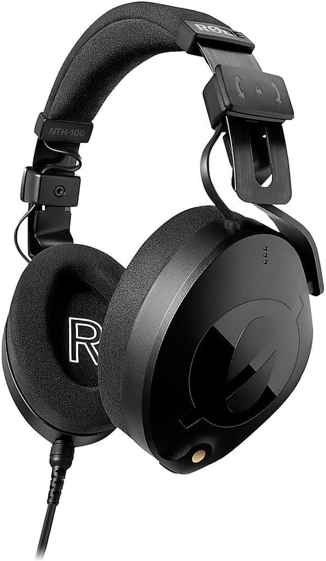 Alt view image 8 of 18 - Rode NTH-100 Professional Closed-Back Over-Ear Headphones (Black)