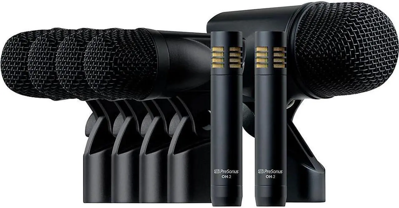 Alt view image 15 of 20 - PreSonus DM-7 Seven-Piece Drum Microphone Set