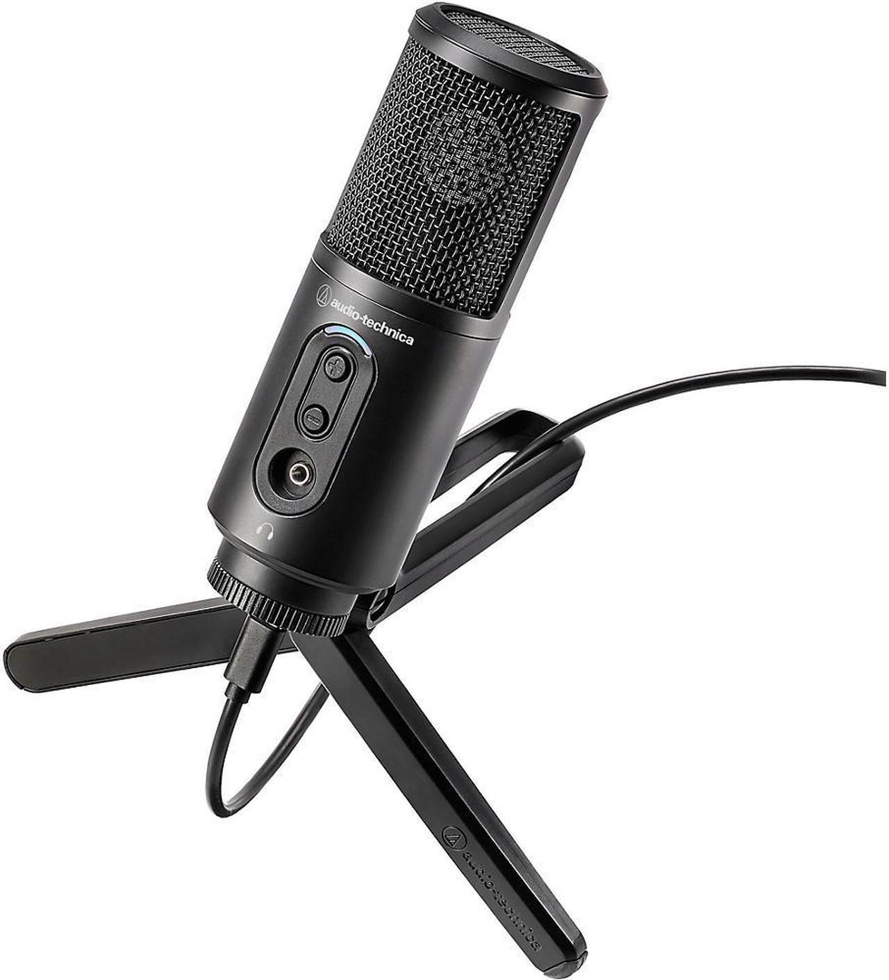 Alt view image 9 of 16 - Audio Technica Cardioid Condenser USB Microphone ATR2500x-USB