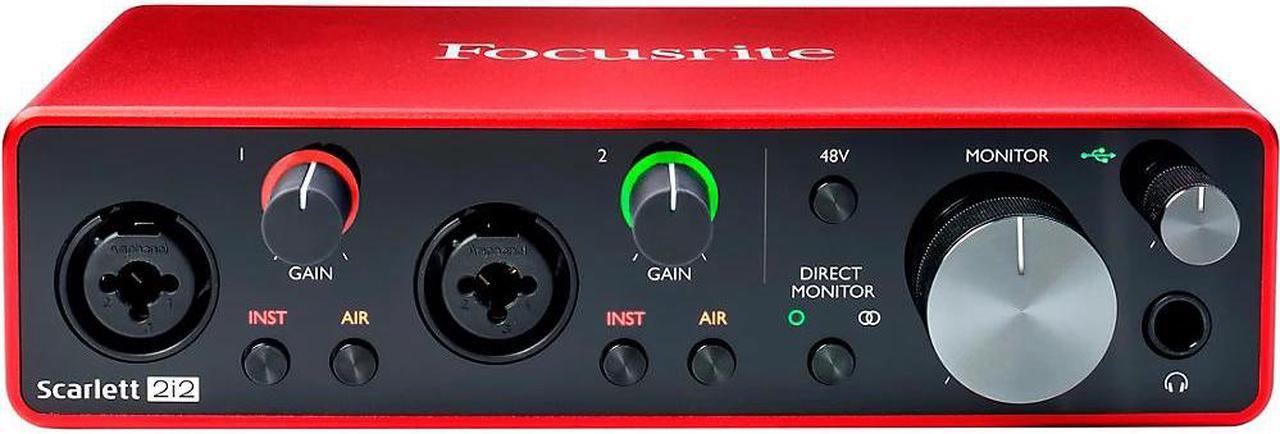 Alt view image 2 of 16 - Focusrite Scarlett 2i2 3rd Generation Audio Interface