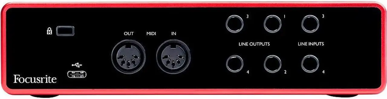 Alt view image 12 of 13 - Focusrite Scarlett 4i4 3rd Generation Audio Interface