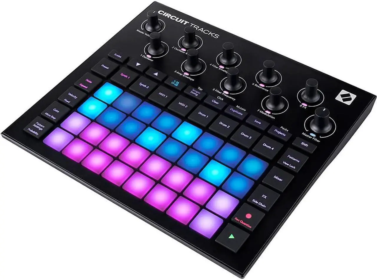 Alt view image 16 of 20 - Novation Circuit Tracks - Standalone Groovebox with Synths, Drums and Sequencer