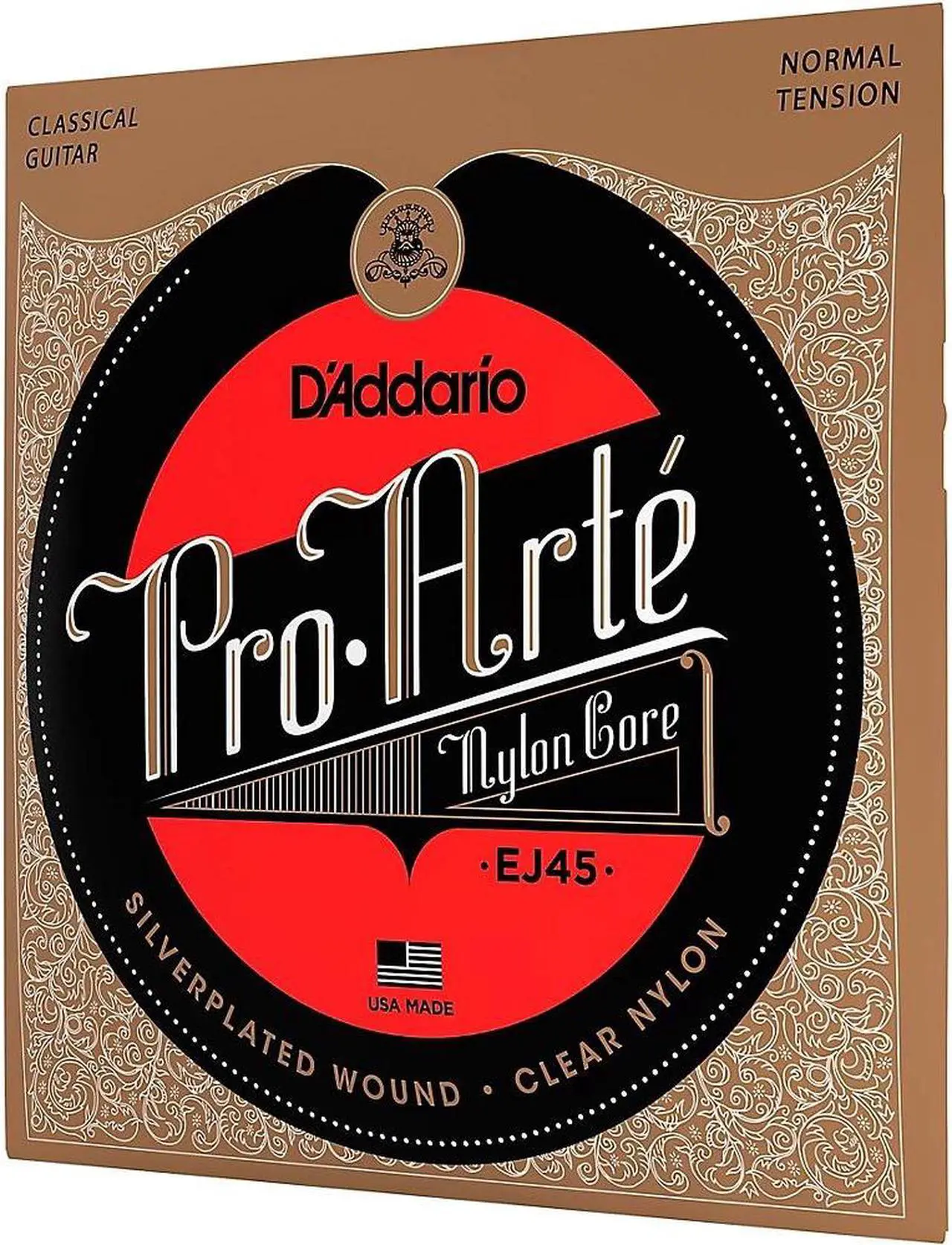 Alt view image 10 of 18 - 1set-D'Addario EJ45 Pro-Arte Classical Guitar Strings Normal Clear Nylon