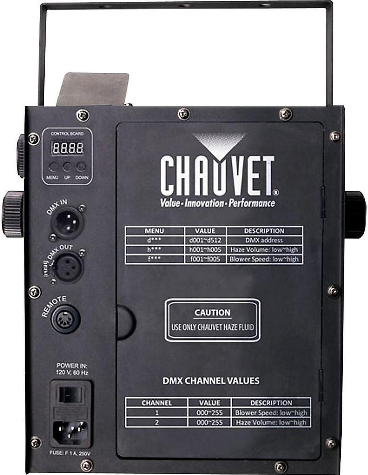 Alt view image 8 of 10 - CHAUVET DJ Hurricane Haze 2D Water-Based DJ Haze/Smoke/Fog Machine with Remote