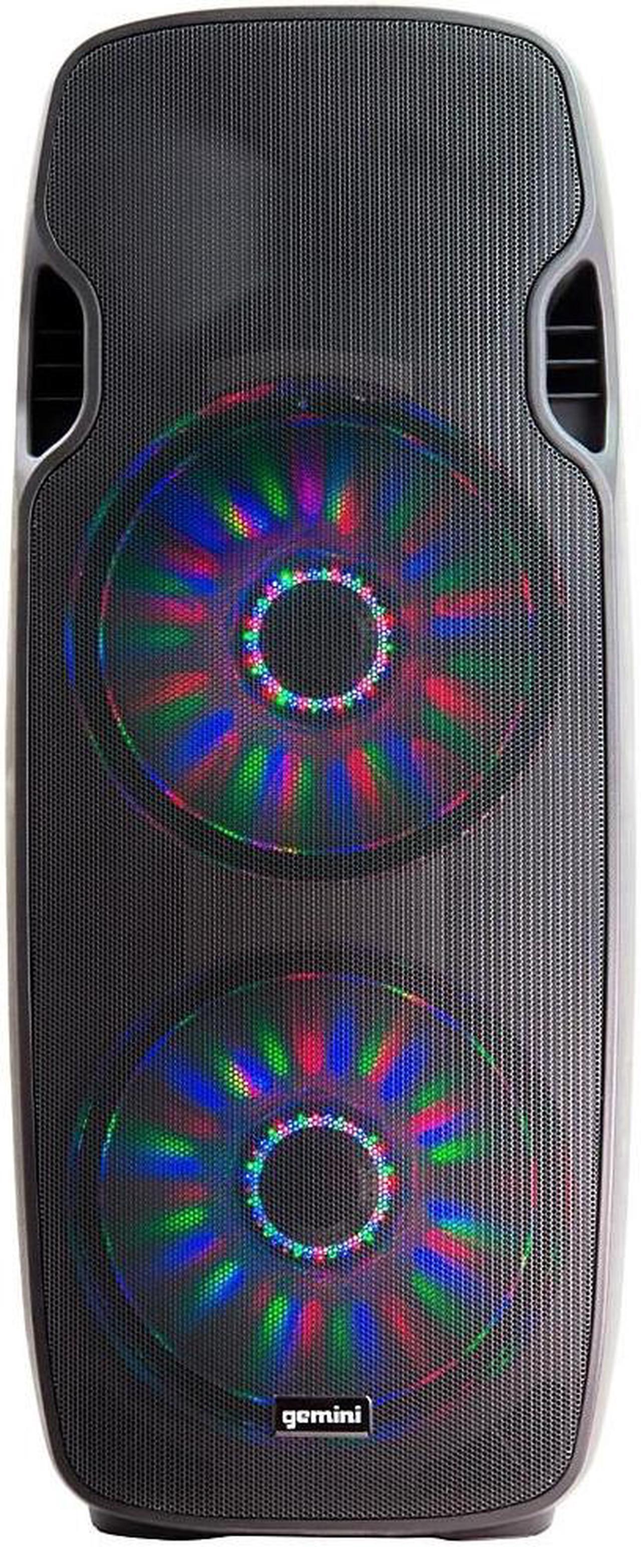 Alt view image 3 of 11 - Gemini AS215BLULT Dual 15" Bluetooth Loudspeaker