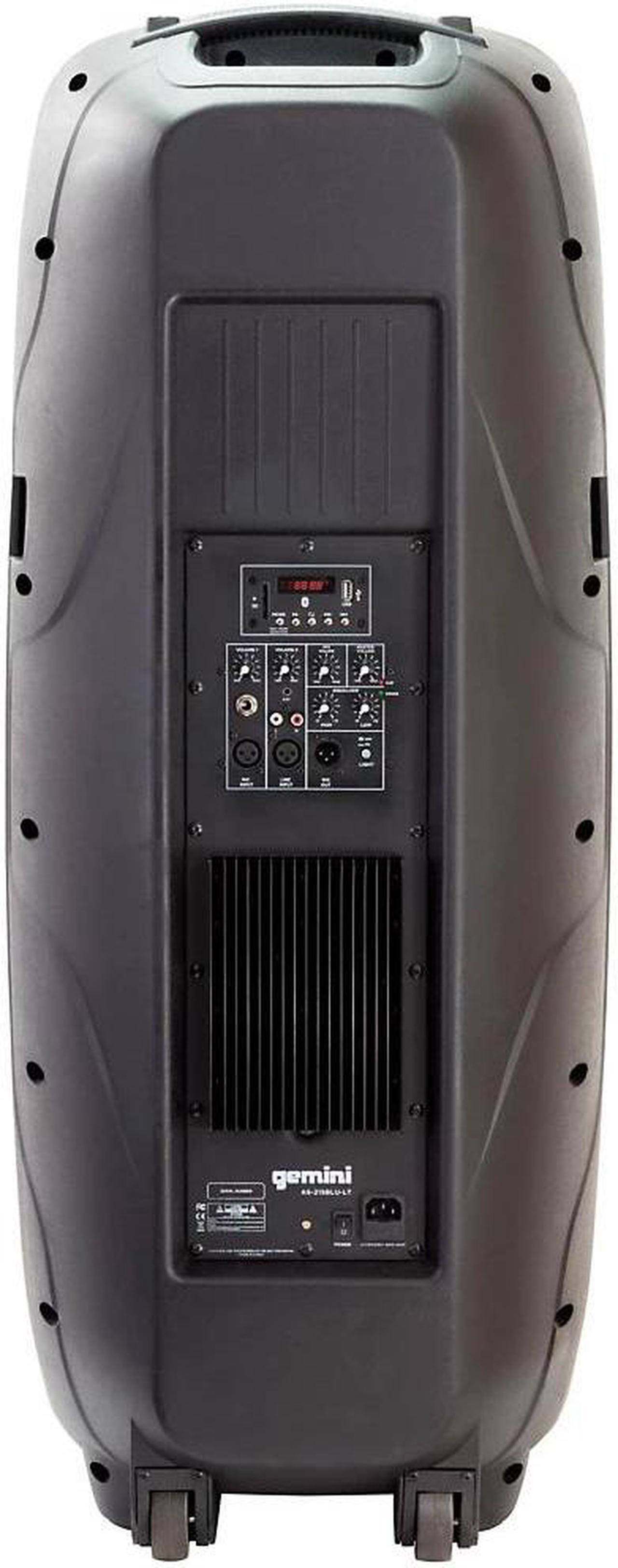 Alt view image 4 of 11 - Gemini AS215BLULT Dual 15" Bluetooth Loudspeaker